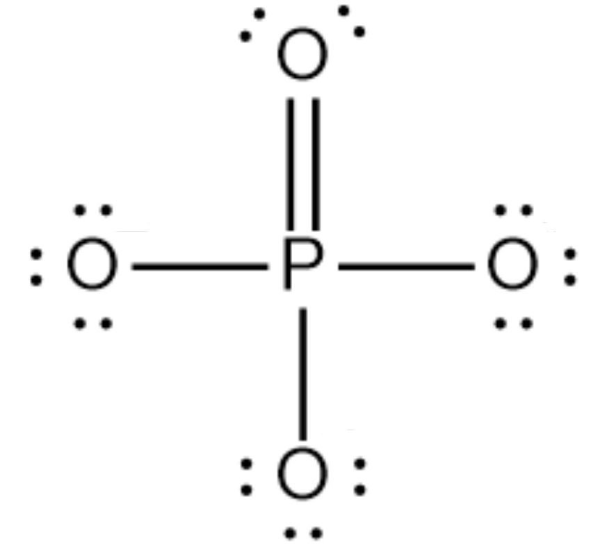 PO4 3- lewis structure